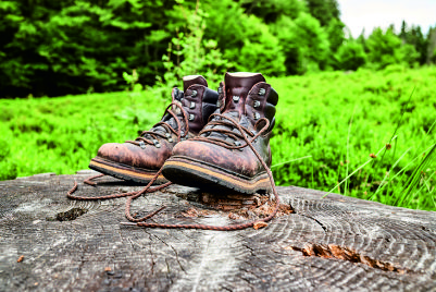 Wanderschuhe Hotel Adam Bräu